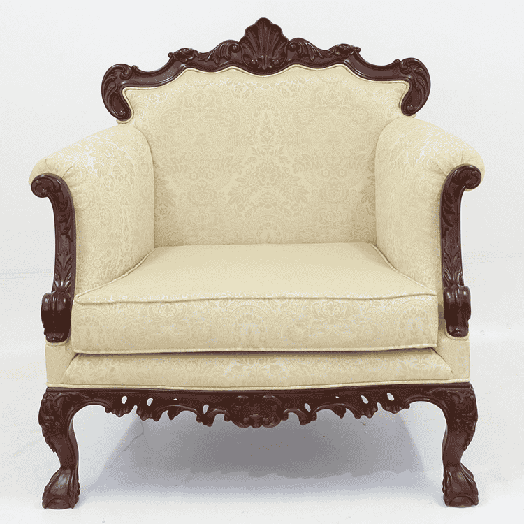 Chippendale sofa Set (Divine Gold)